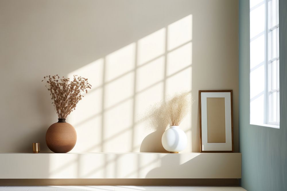 Room decoration windowsill vase architecture. AI generated Image by rawpixel.