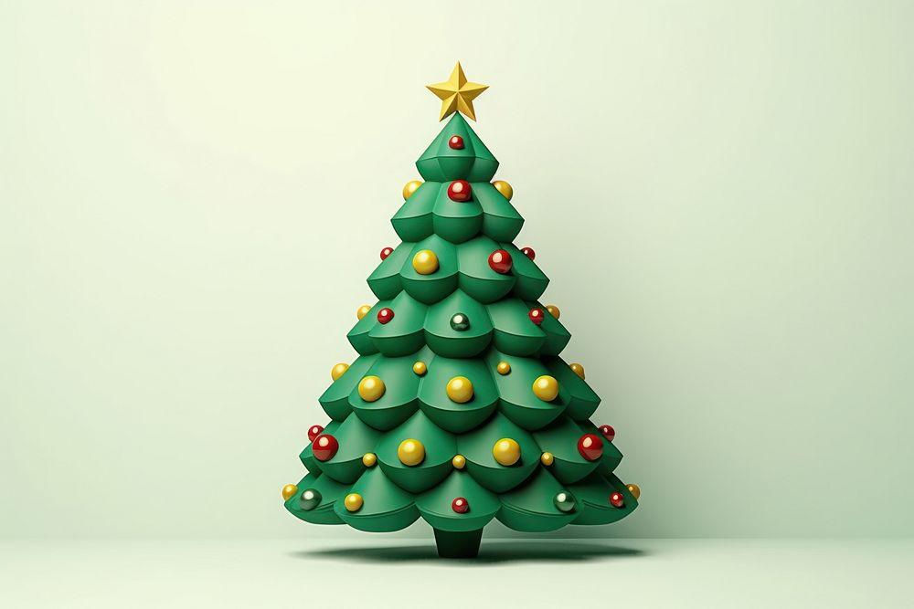 Christmas tree plant anticipation illuminated. AI generated Image by rawpixel.