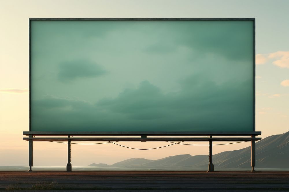 Billboard screen advertisement architecture. AI generated Image by rawpixel.