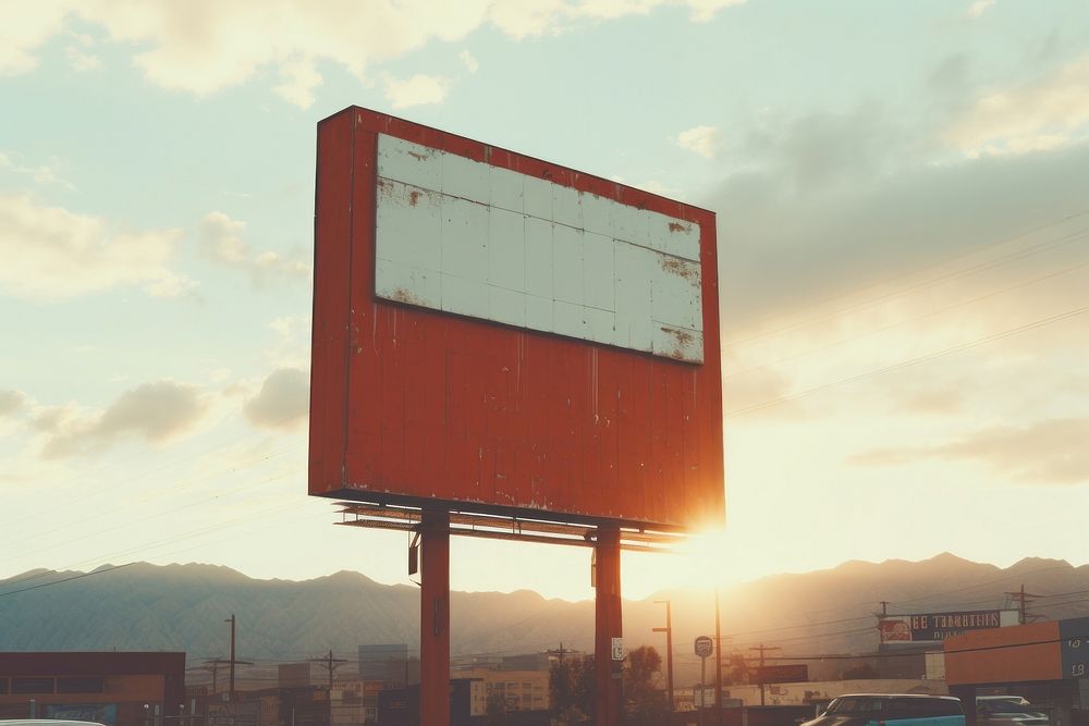Billboard transportation advertisement architecture. AI generated Image by rawpixel.