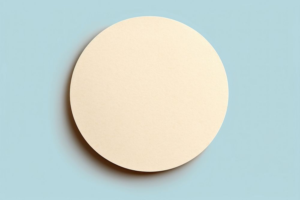 Sticker simplicity circle yellow. AI generated Image by rawpixel.