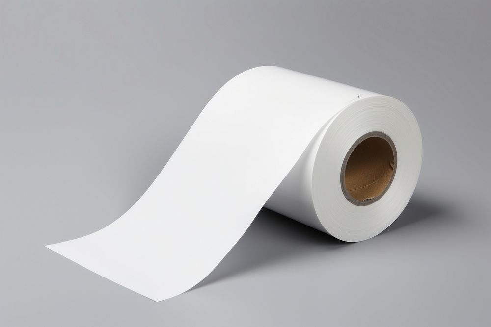 Sticker paper white cylinder. AI generated Image by rawpixel.