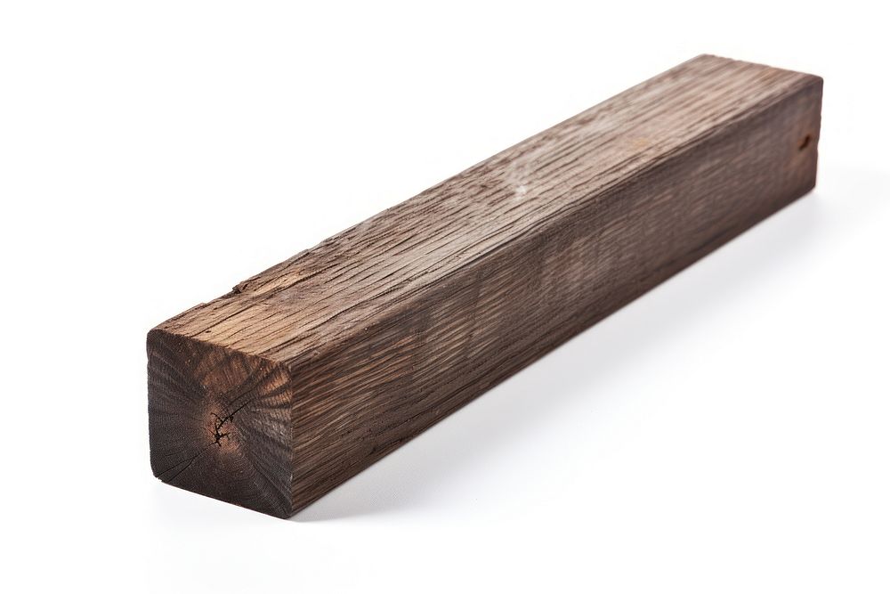 Wood lumber white background rectangle. AI generated Image by rawpixel.