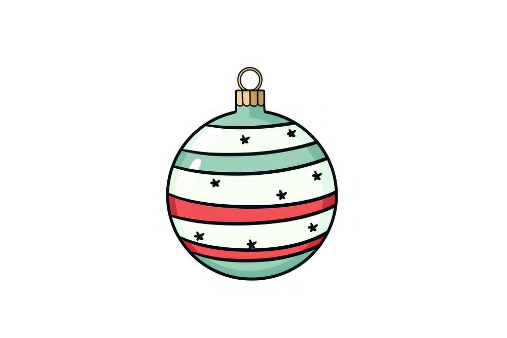 Christmas ball ornament sphere celebration accessories. AI generated Image by rawpixel.