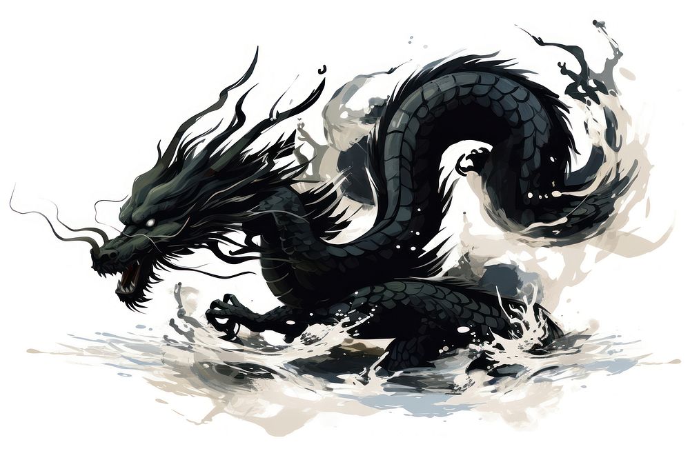 Dragon animal creativity cartoon. AI generated Image by rawpixel.