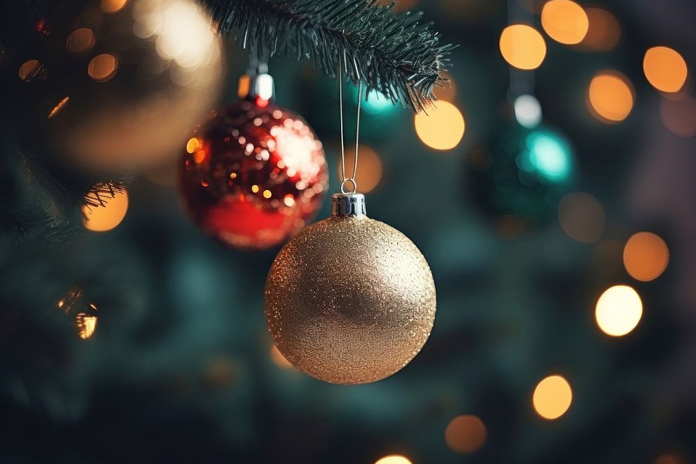 Christmas Tree Baubles christmas ornament | Free Photo - rawpixel