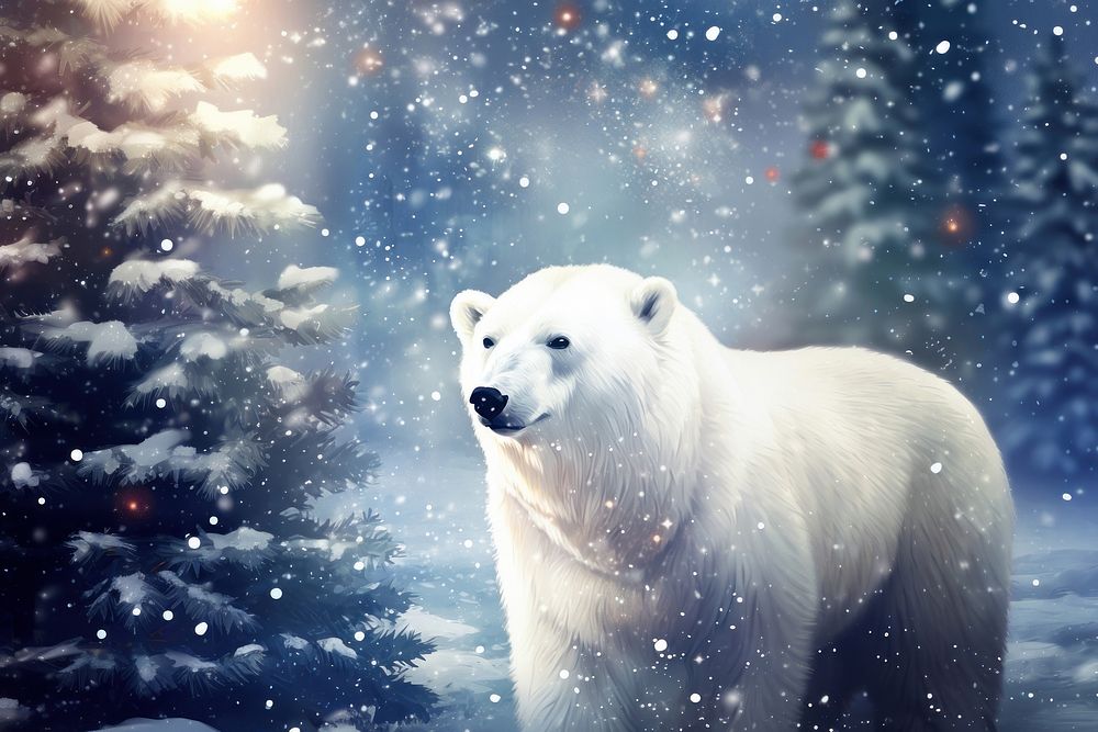 Christmas background wildlife mammal animal. | Free Photo Illustration ...