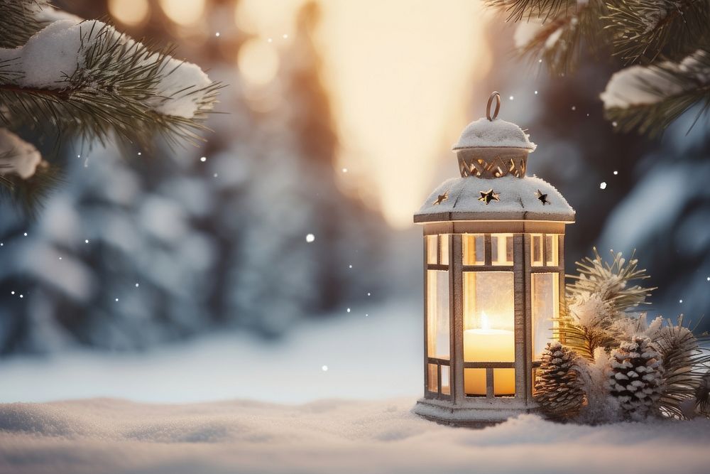 Christmas Lantern christmas decoration lantern. AI generated Image by rawpixel.