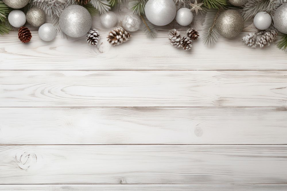 White wooden christmas decoration celebration. AI generated Image by rawpixel.