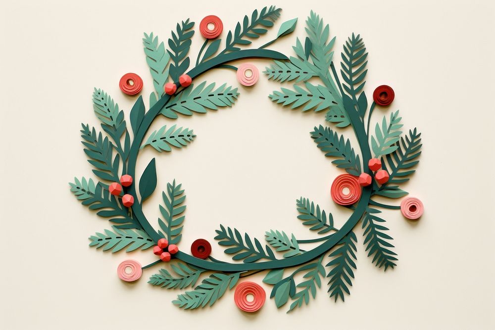 Christmas wreath celebration accessories creativity. AI generated Image by rawpixel.