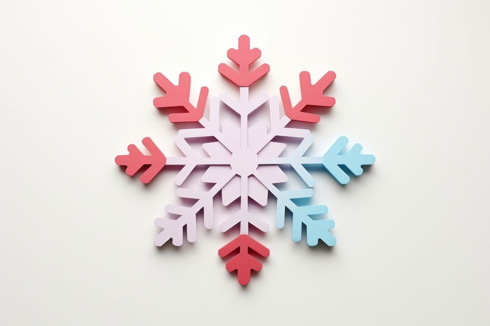 Snow flake snowflake art celebration. AI generated Image by rawpixel.