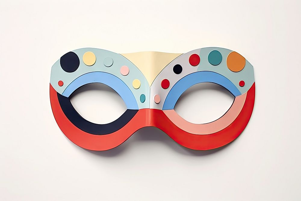 Party eye mask moustache disguise headgear. AI generated Image by rawpixel.