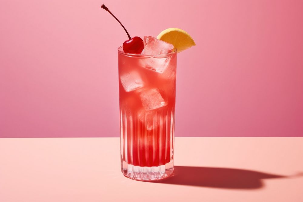 Shirley Temple Drink drink cocktail fruit. AI generated Image by rawpixel.