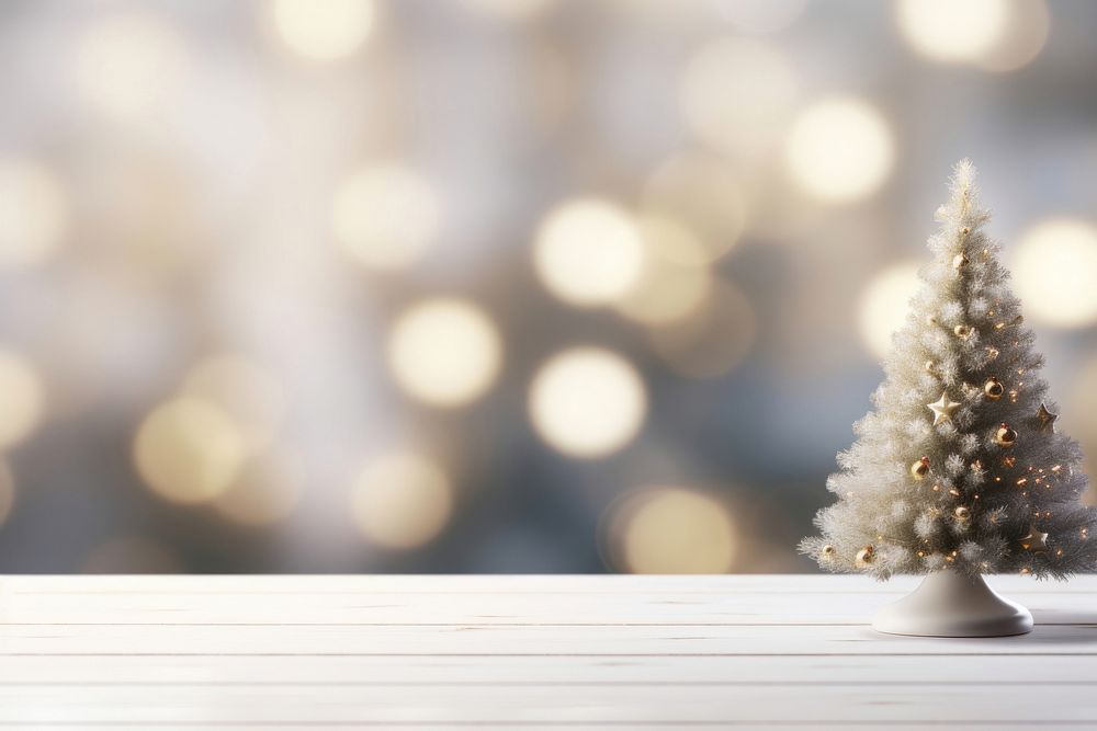 Christmas tree blurred christmas white | Free Photo - rawpixel