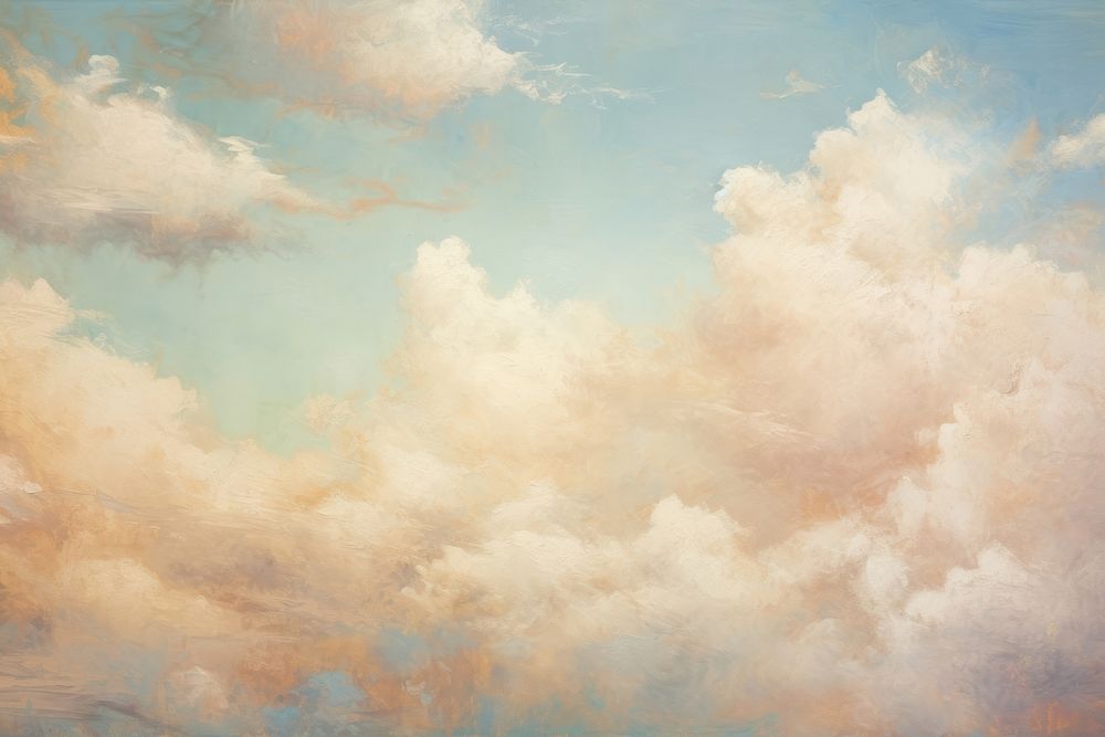 Painting cloud sky backgrounds. AI generated Image by rawpixel.