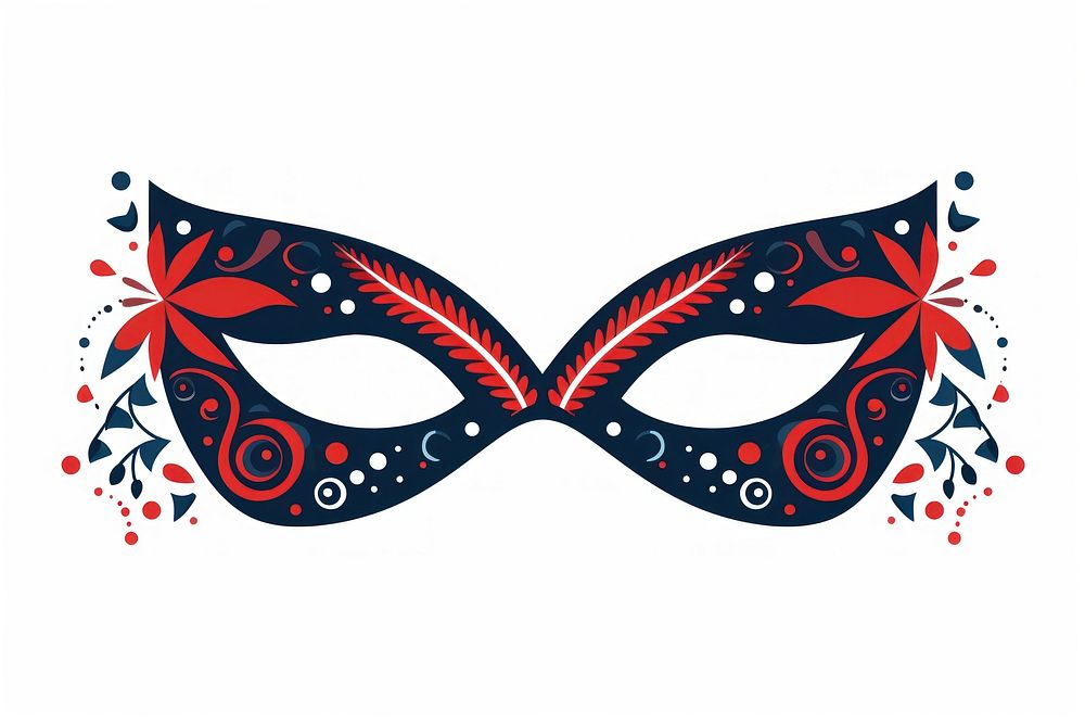 New year label New year party mask celebration. AI generated Image by rawpixel.
