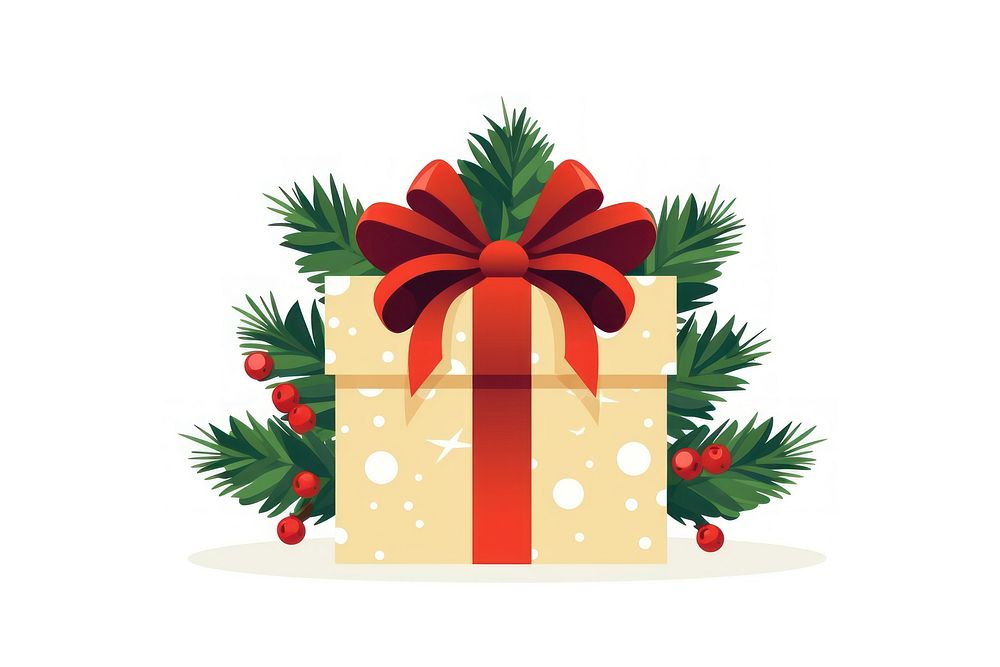 Christmas Christmas label gift white background. AI generated Image by rawpixel.