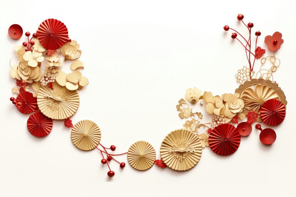 Necklace jewelry gold art. AI generated Image by rawpixel.