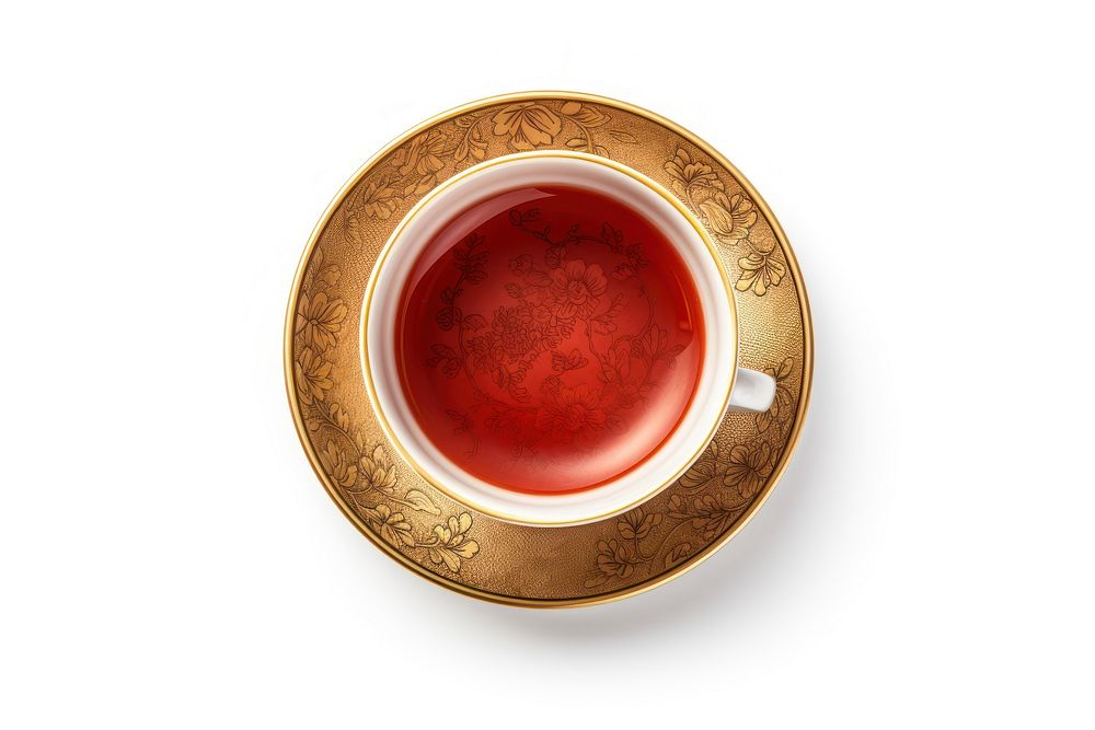 Cup tea jewelry saucer. AI generated Image by rawpixel.
