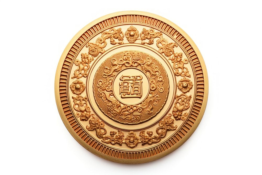 Gold coin locket money. AI generated Image by rawpixel.