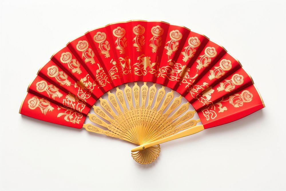 Gold red chinese new year white background. AI generated Image by rawpixel.