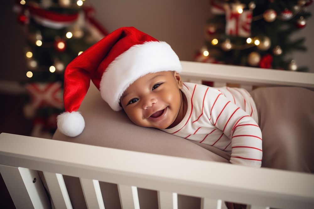 Baby celebration christmas happy. AI generated Image by rawpixel.