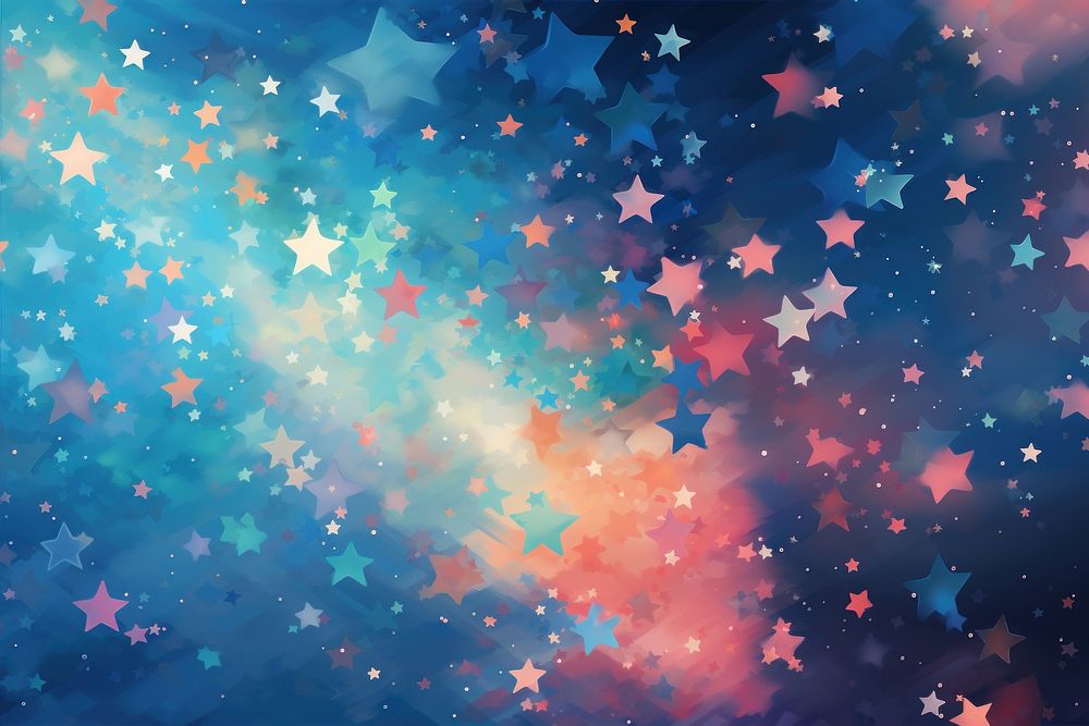 Liitle stars backgrounds pattern constellation. AI generated Image by rawpixel.