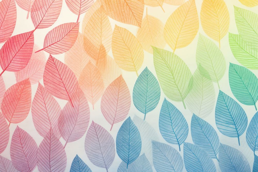 Leaf backgrounds pattern texture