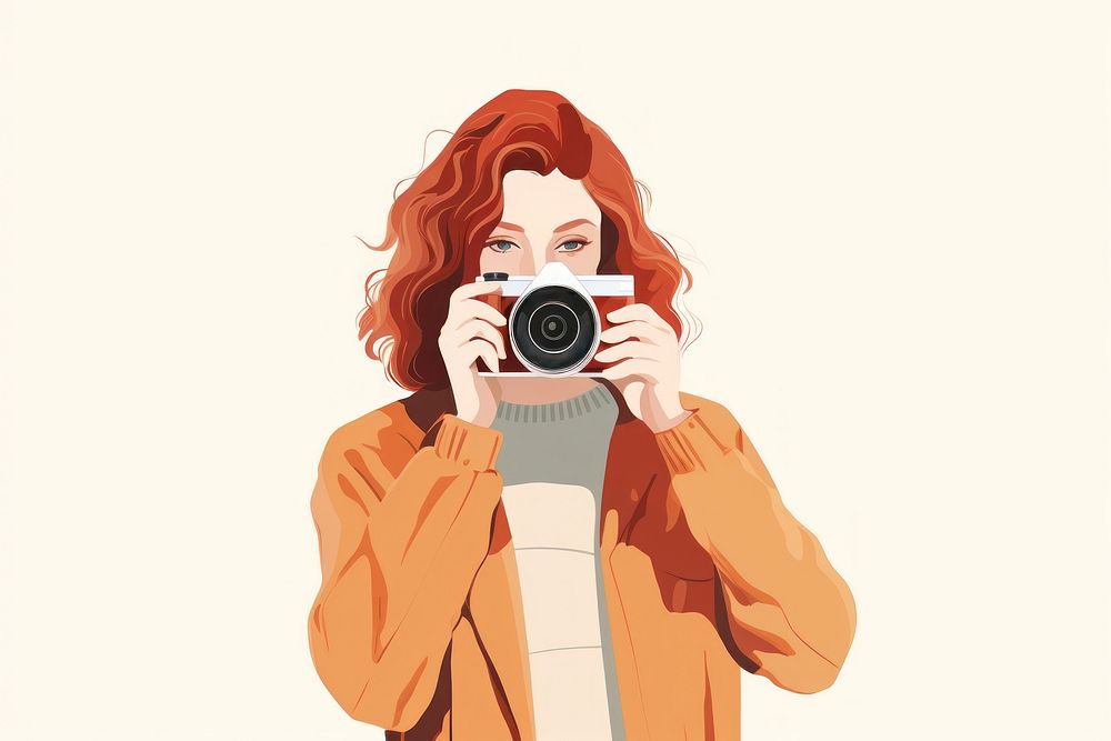 Women taking a photo camera portrait adult. AI generated Image by rawpixel.