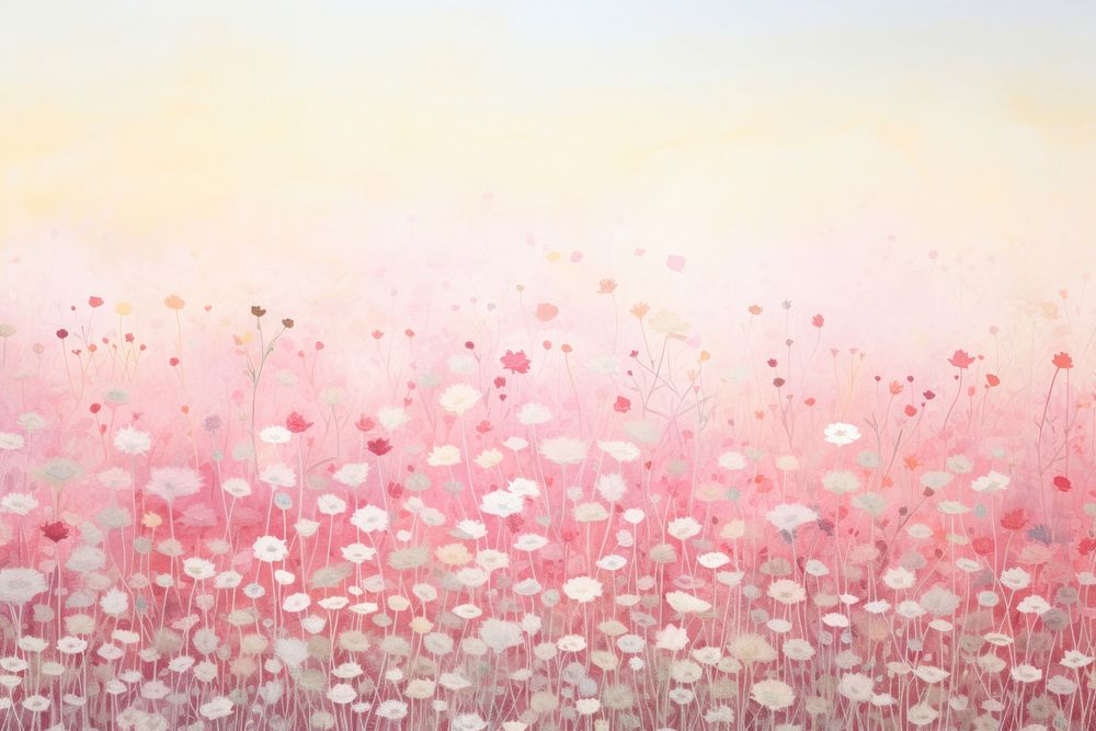 Pale clean colors flower backgrounds landscape. AI generated Image by rawpixel.