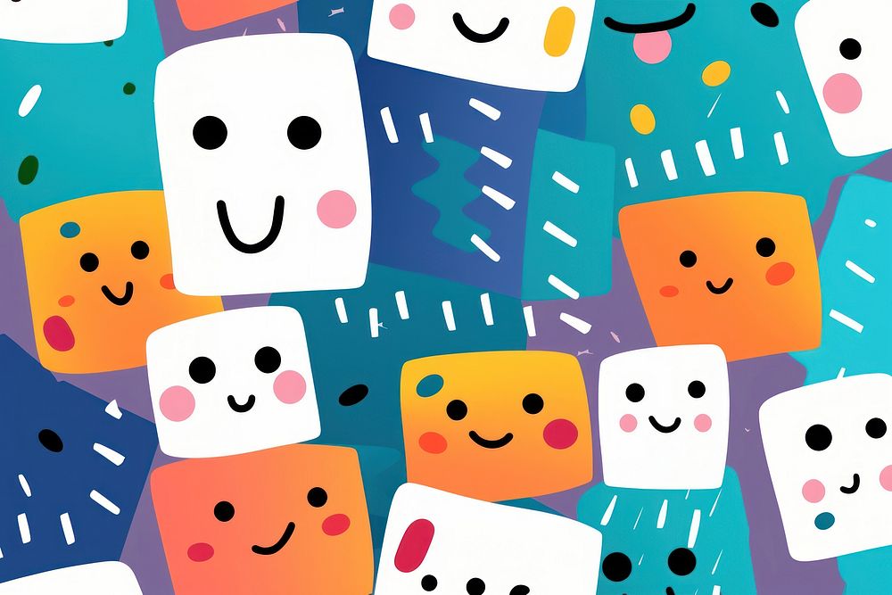 Snowman pattern paper fun. AI generated Image by rawpixel.