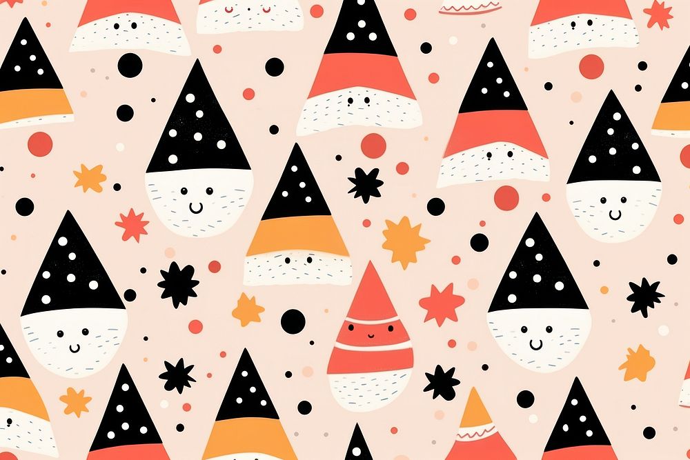 Santa claus pattern backgrounds celebration. AI generated Image by rawpixel.