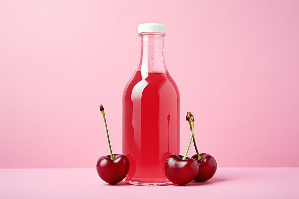 Cherry juice fruit plant food. AI generated Image by rawpixel.
