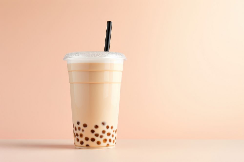 Bubble milk tea drink cup refreshment. AI generated Image by rawpixel.