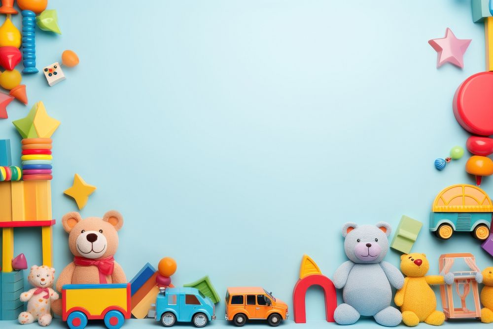 Kid toys blue representation transportation. AI generated Image by rawpixel.