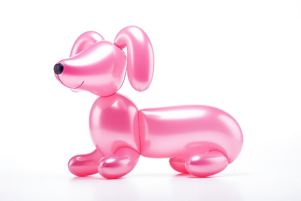 Pink balloon dog figurine representation investment. AI generated Image by rawpixel.