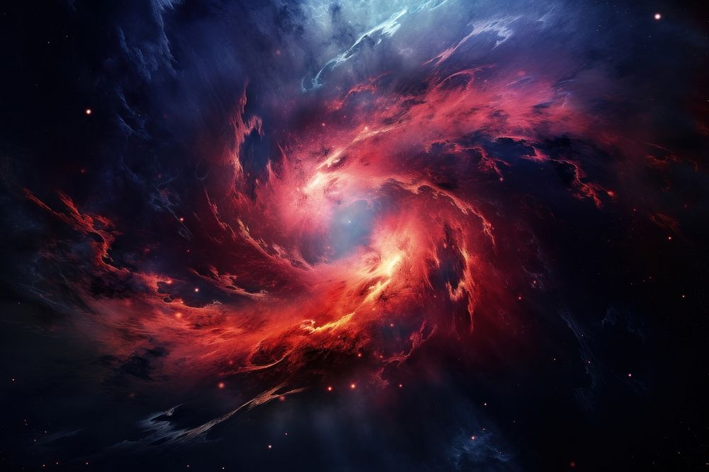 Space galaxy tornado astronomy star nebula space backgrounds. AI generated Image by rawpixel.
