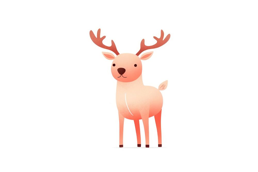 Reindeer christmas wildlife animal mammal. AI generated Image by rawpixel.