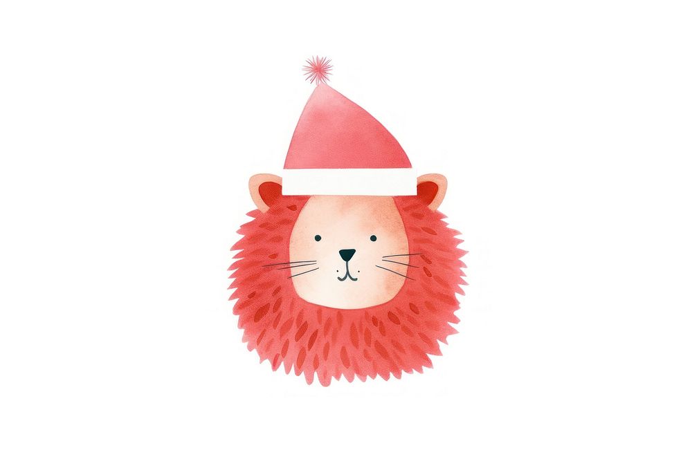 Christmas toy hat white background. AI generated Image by rawpixel.
