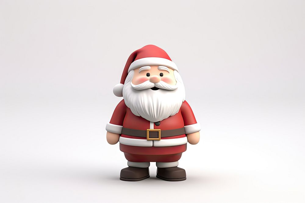 Santa claus figurine toy representation. AI generated Image by rawpixel.