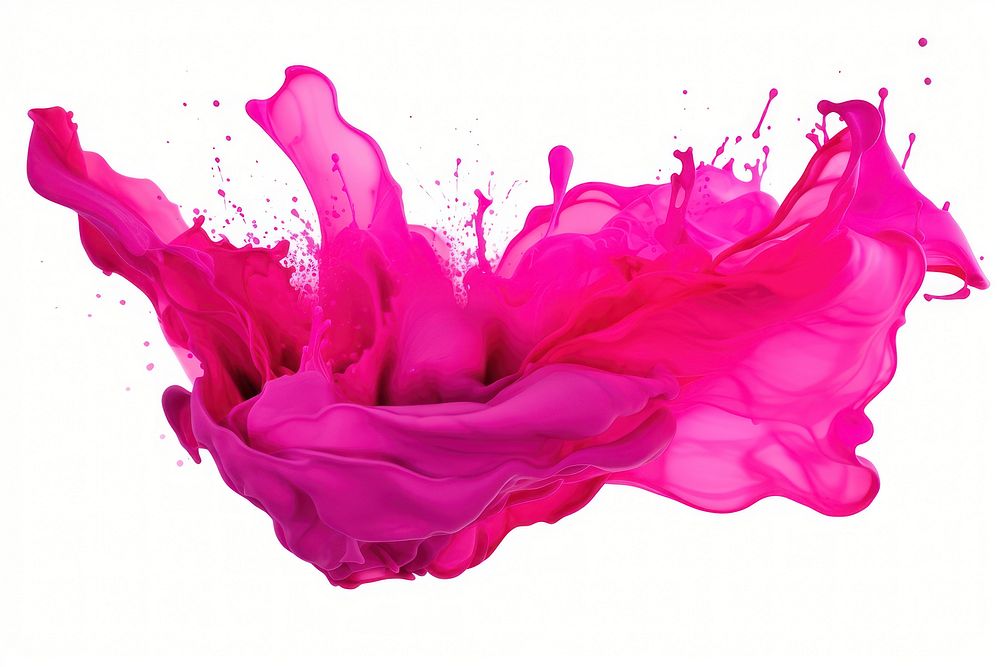 A magenta paint splash purple flower petal. AI generated Image by rawpixel.