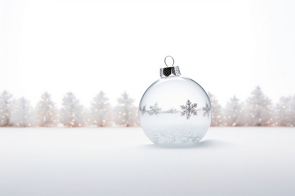 Christmas white snow illuminated. AI generated Image by rawpixel.