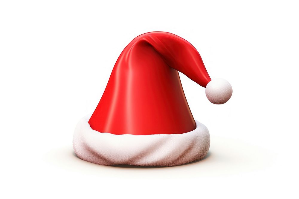Christmas hat white background confectionery celebration. AI generated Image by rawpixel.