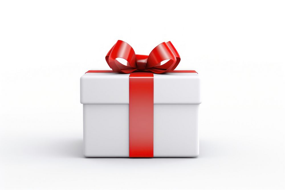 Gift ribbon box red. AI generated Image by rawpixel.