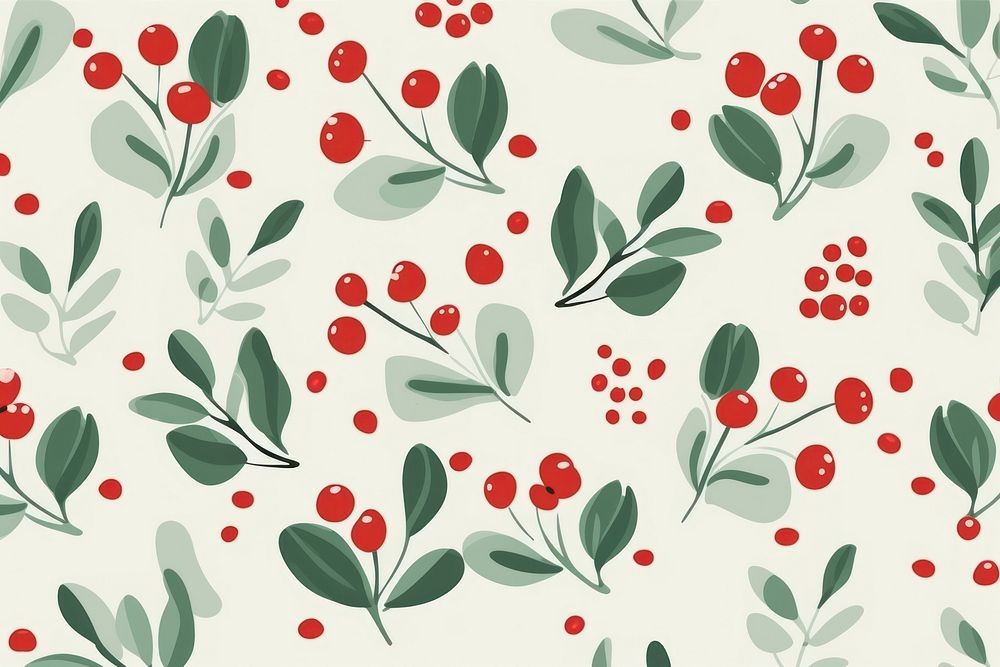 Christmas mistletoe pattern backgrounds christmas. 
