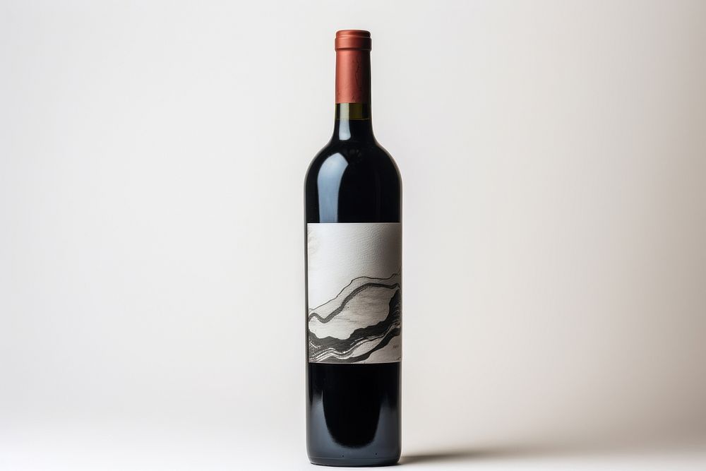 Wine bottle drink refreshment drinkware. AI generated Image by rawpixel.