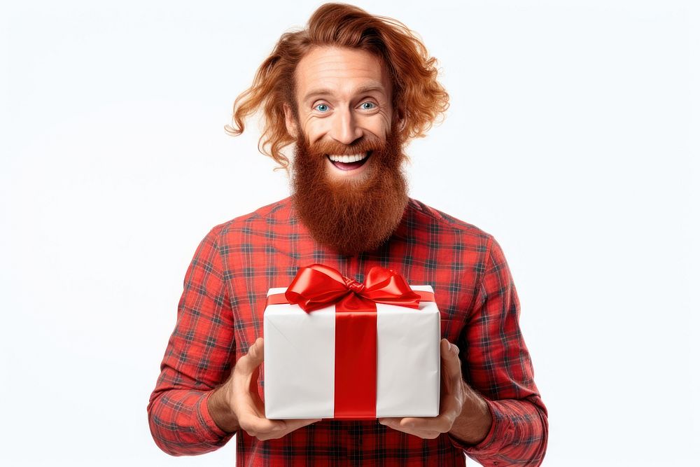 Redhead beard adult gift. AI generated Image by rawpixel.