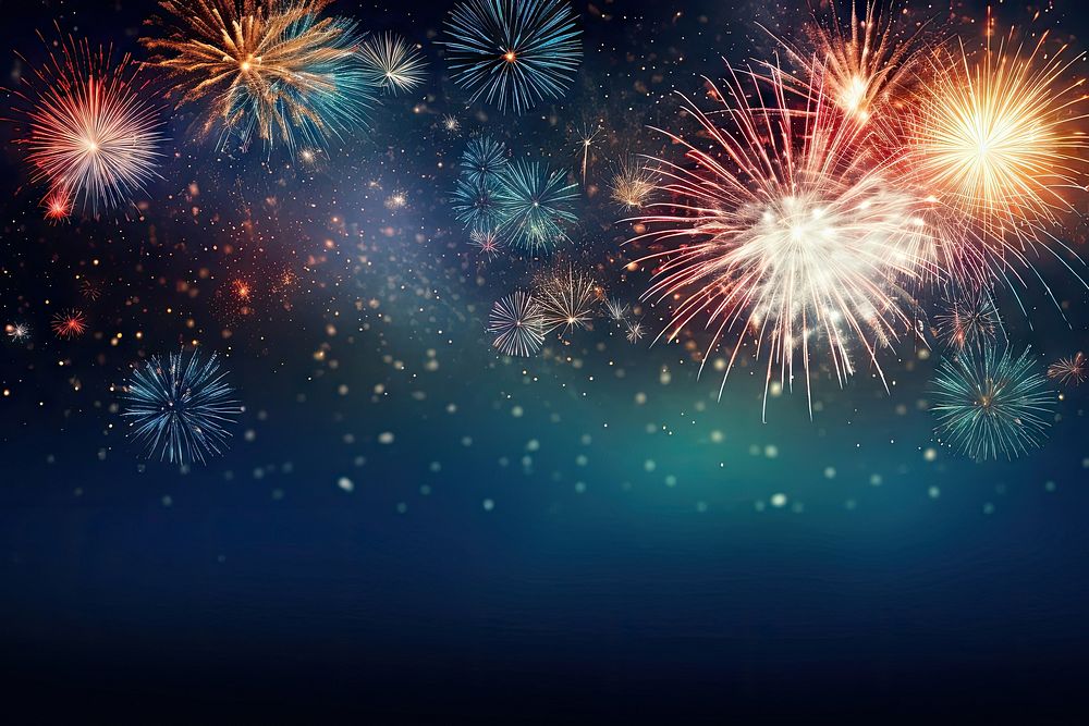 Fireworks backgrounds abstract outdoors. AI generated Image by rawpixel.