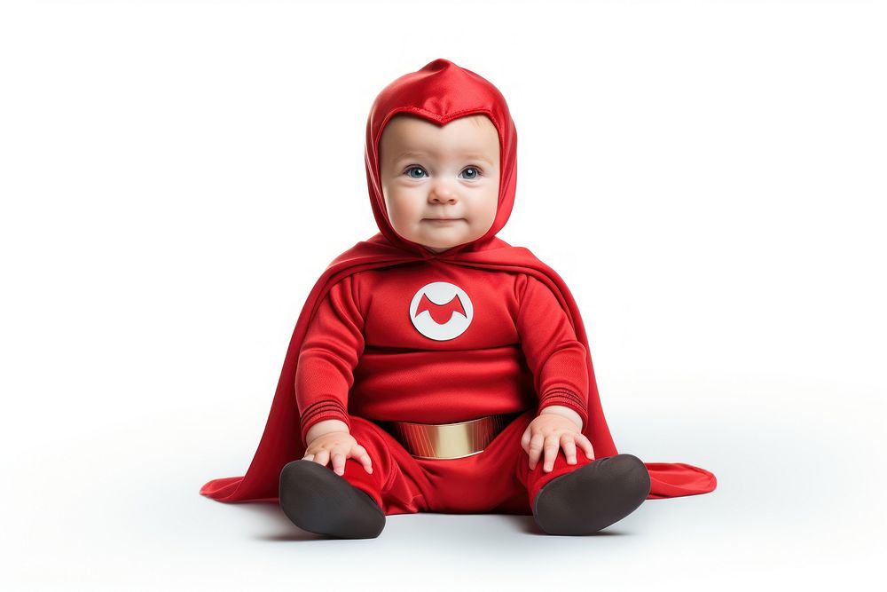 Costume baby toy white background. AI generated Image by rawpixel.