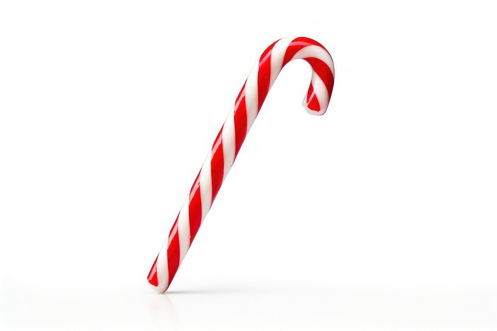 Candy cane candy white background confectionery. AI generated Image by rawpixel.